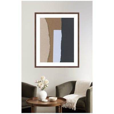 Torn Paper No3 by Mareike Bohmer Framed Wall Art Print