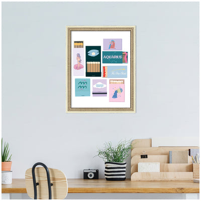 Aquarius Matchbooks 14x18 FC by Megan Ryan Framed Wall Art Print