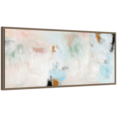 Sylvie Foggy Ice Forest Framed Canvas by Nikita Jariwala
