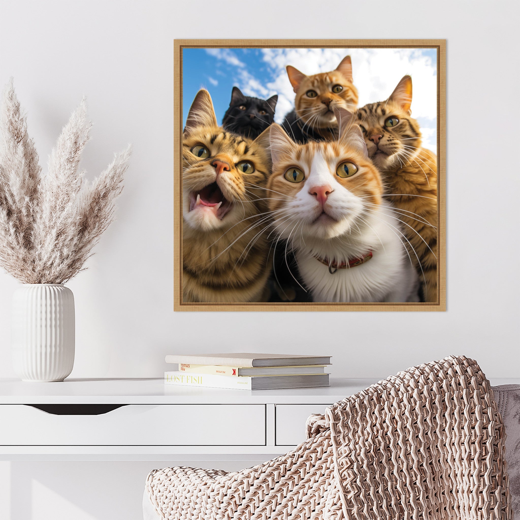 Funny Cat Selfie by The Creative Bunch Studio