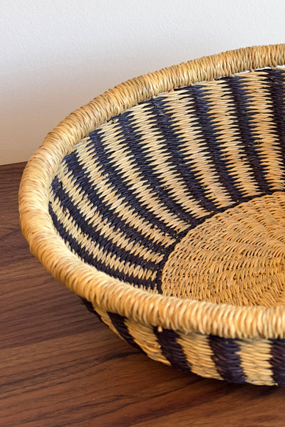 Bolga Tray - Natural w/ Black Stripes by Mbare Ltd - product image 3 for Resin Society