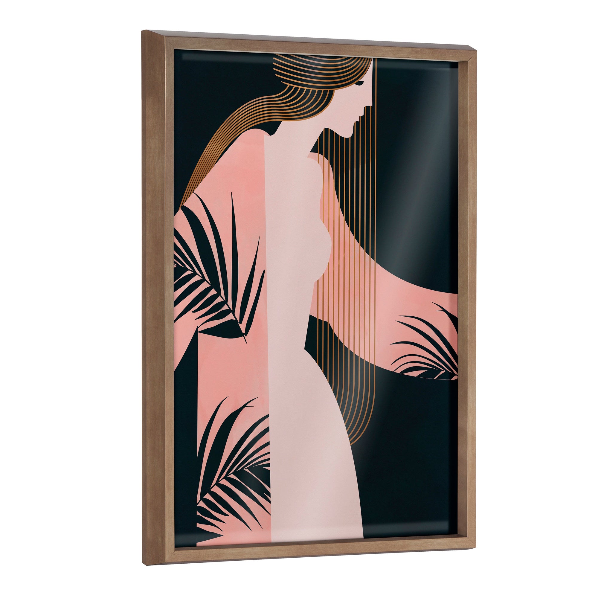 Blake Scent of Jasmine Framed Printed Glass by Alexander Ginzburg by kateandlaurel - main product image for Resin Society