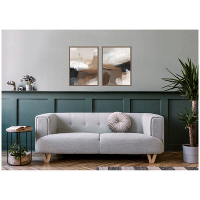 Layered Ground No.
1 & No.
2 2 Piece Framed Canvas Wall Art Set by Amy Lighthall