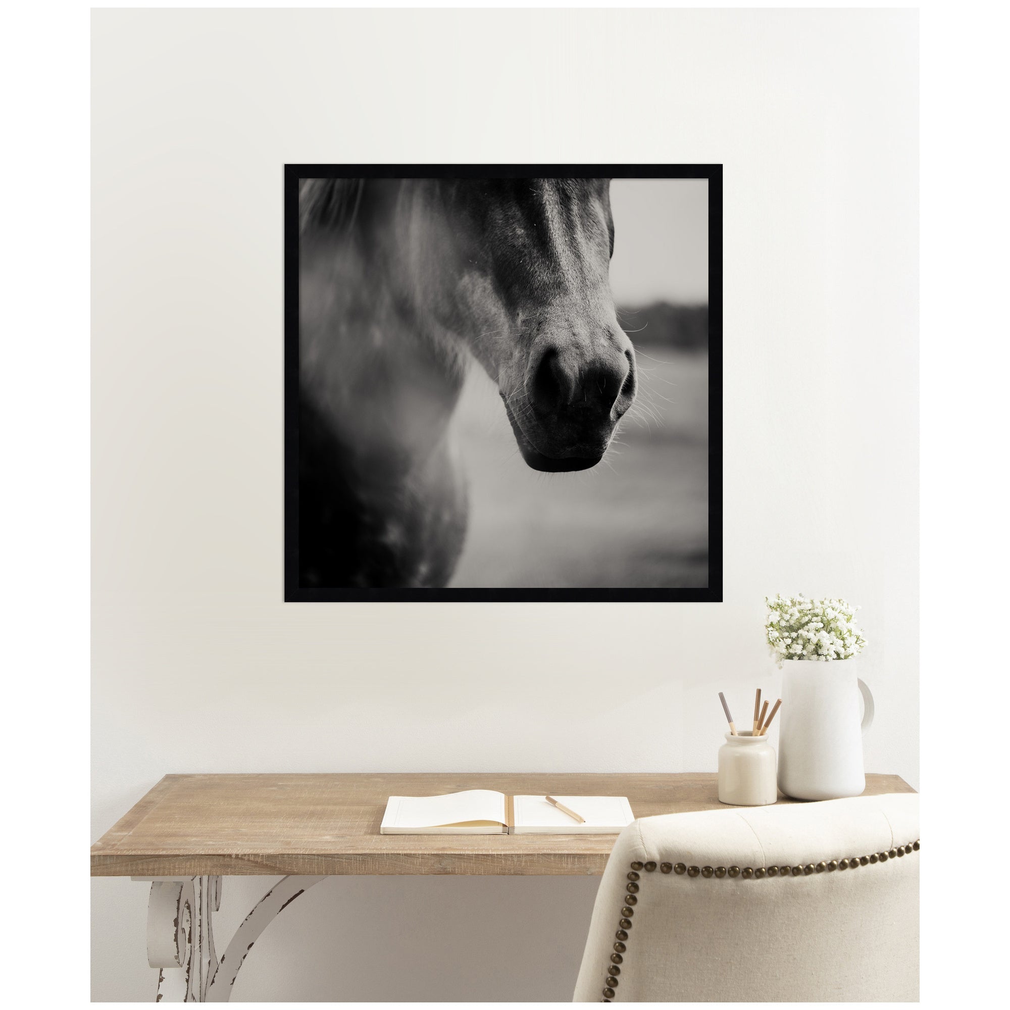 Horse Like Velvet by Laura Evans Framed Wall Art Print