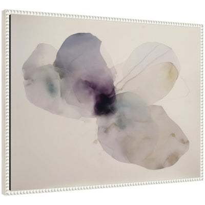 Quiet Calm II framed canvas print by Amy Lighthall in a beaded white frame