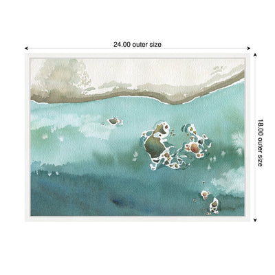 Sylvie Rocky Shores Framed Canvas by Janet Meinke-Lau