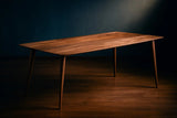 Edge Glued Hardwood Dining Table - Solid Kitchen Table by Gizz - product image 9 for Resin Society