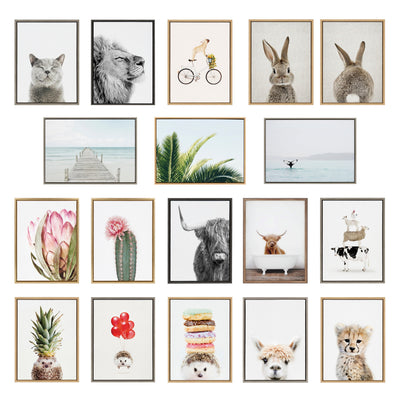 Sylvie Animal Studio Owl Framed Canvas by Amy Peterson Art Studio