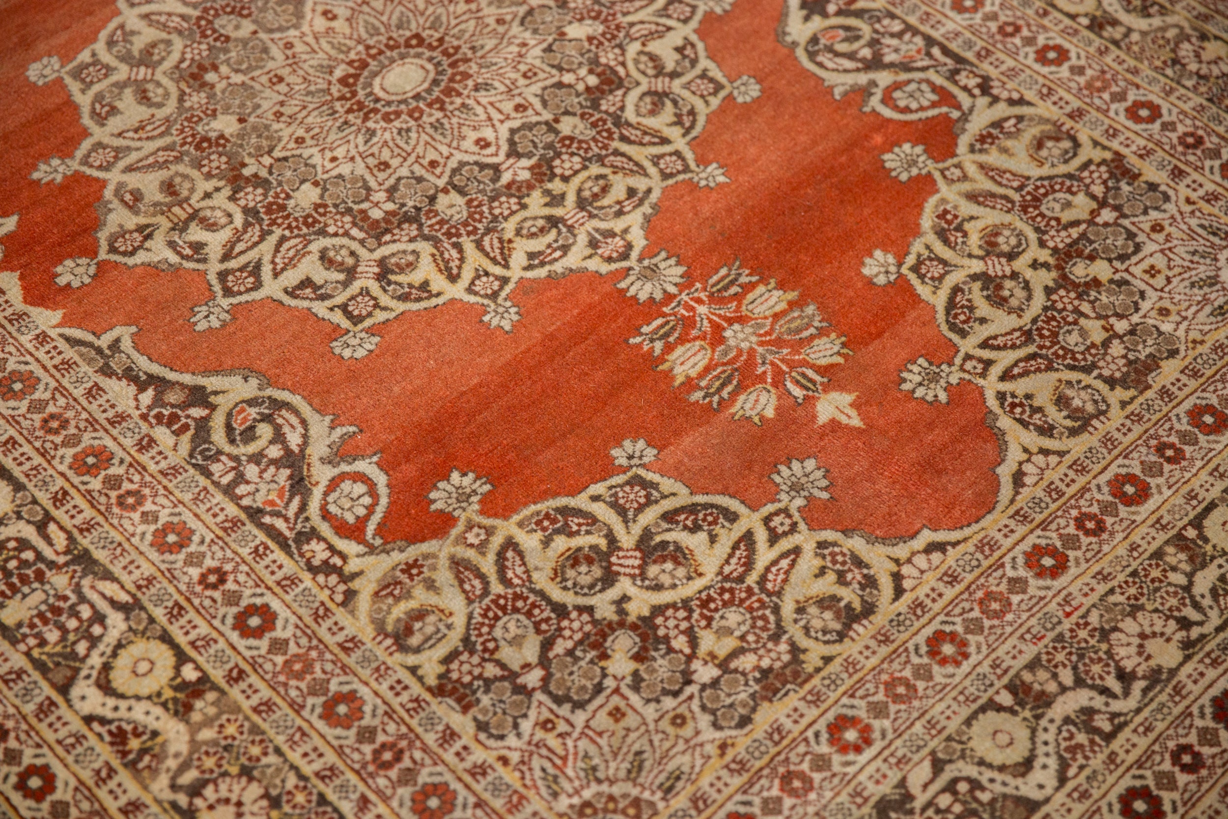 4x5.5 Antique Haji Jalili Tabriz Rug by Old New House® - product image 5 for Resin Society