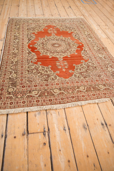 4x5.5 Antique Haji Jalili Tabriz Rug by Old New House® - product image 8 for Resin Society