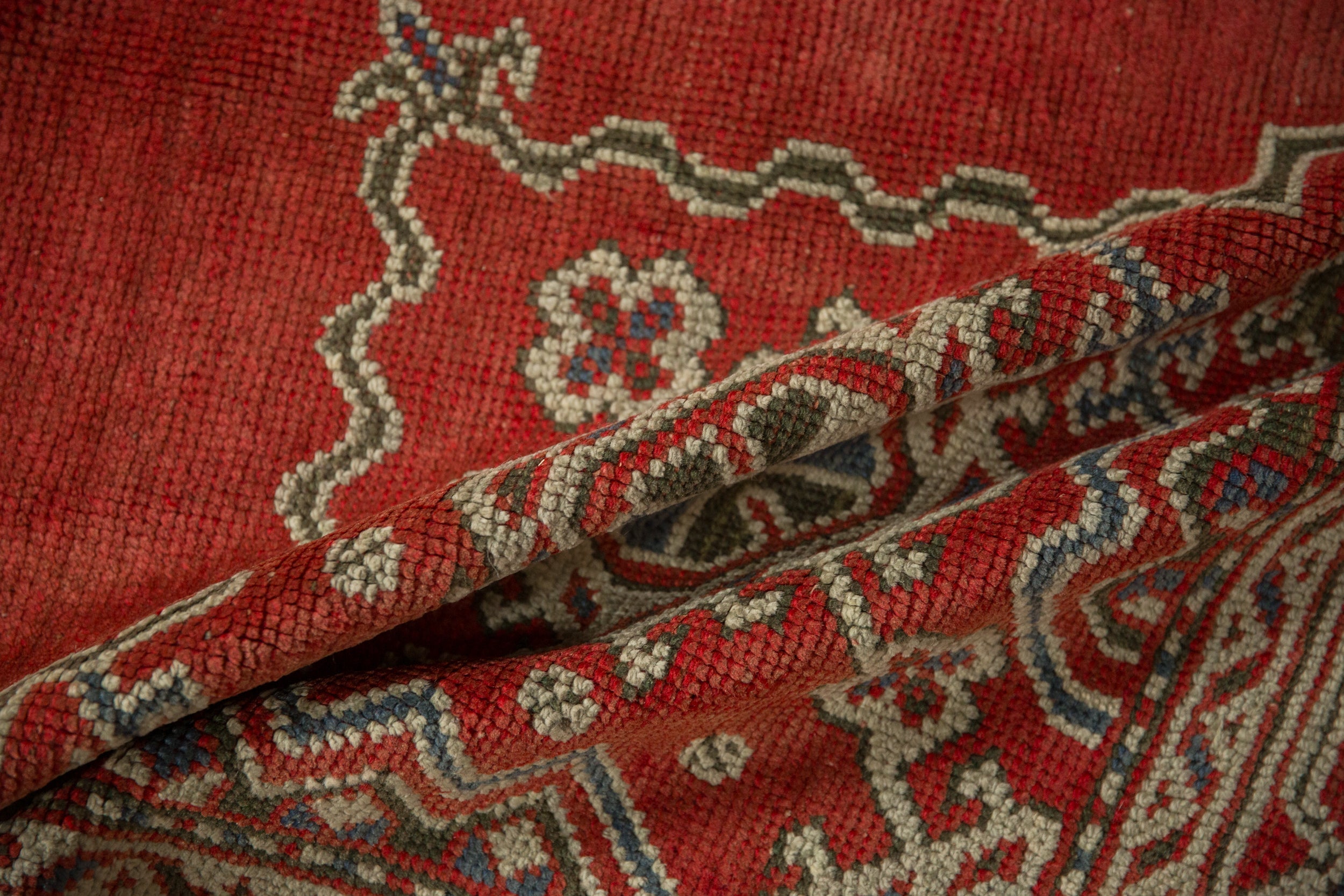 7.5x10 Distressed Oushak Carpet by Old New House® - product image 8 for Resin Society