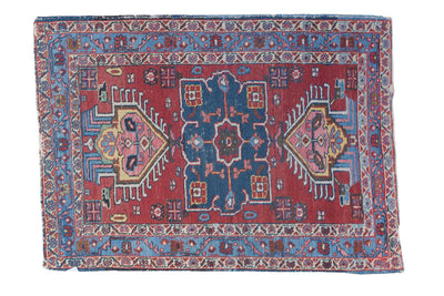 2.5x4 Distressed Heriz Rug by Old New House® - main product image for Resin Society