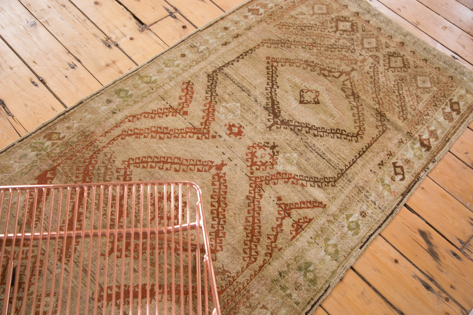 3x6 Distressed Vintage Afghani Rug Runner by Old New House® - product image 5 for Resin Society