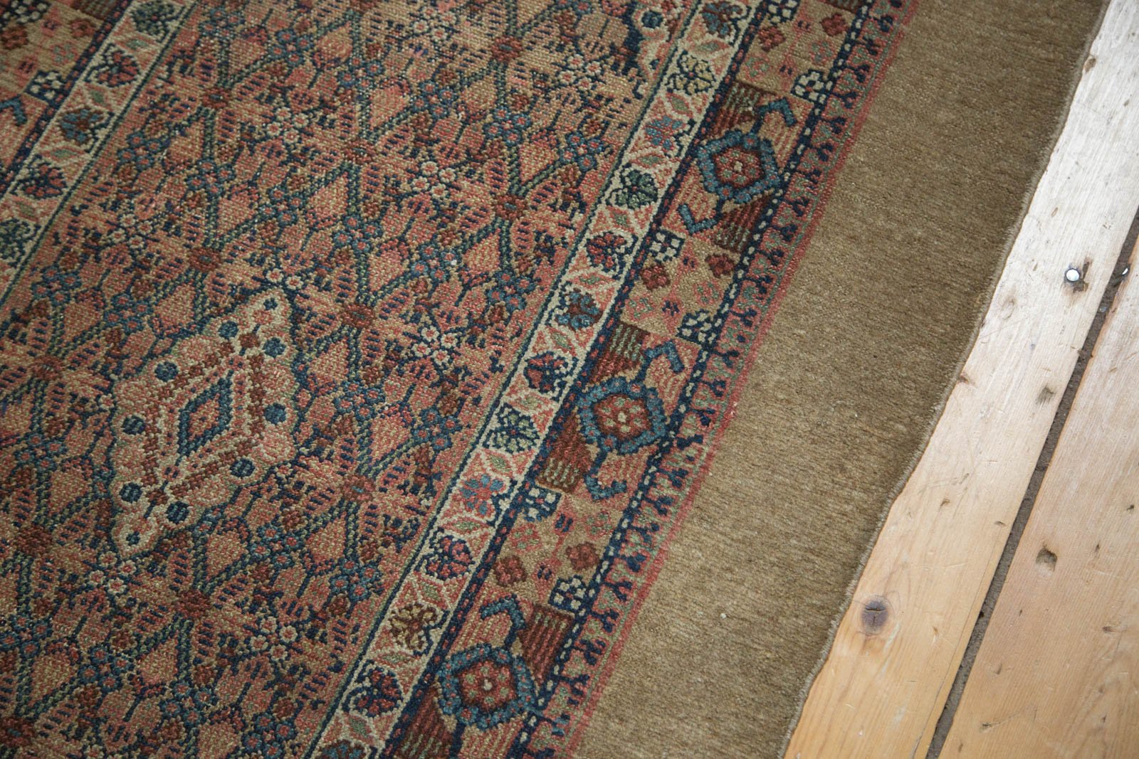 3.5x13.5 Antique Camel Hair Serab Rug Runner by Old New House® - product image 6 for Resin Society