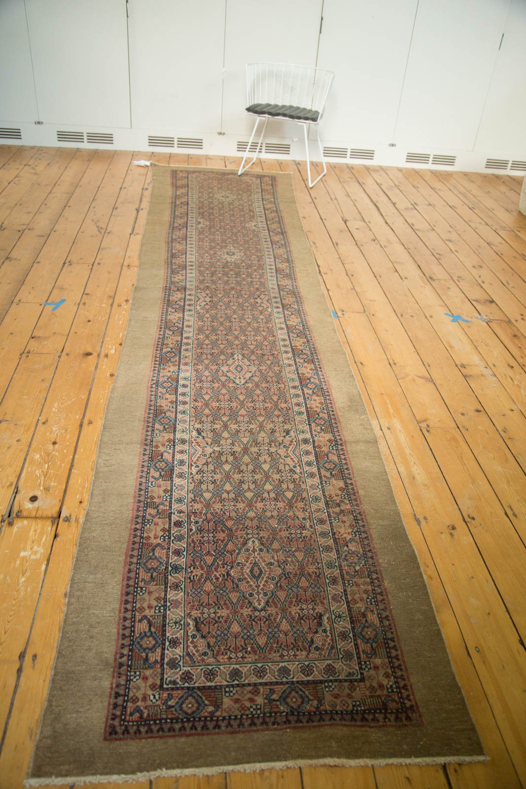 3.5x13.5 Antique Camel Hair Serab Rug Runner by Old New House® - product image 8 for Resin Society