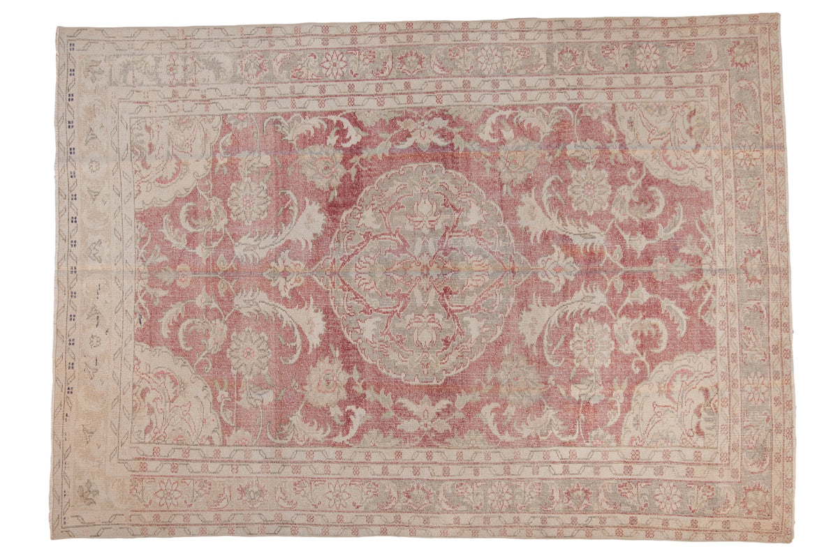 6.5x9 Vintage Distressed Oushak Carpet by Old New House® - main product image for Resin Society
