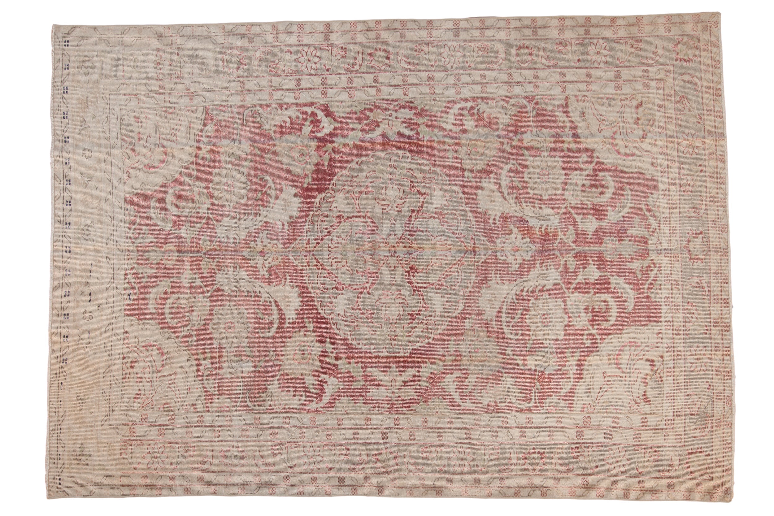 6.5x9 Vintage Distressed Oushak Carpet by Old New House® - main product image for Resin Society