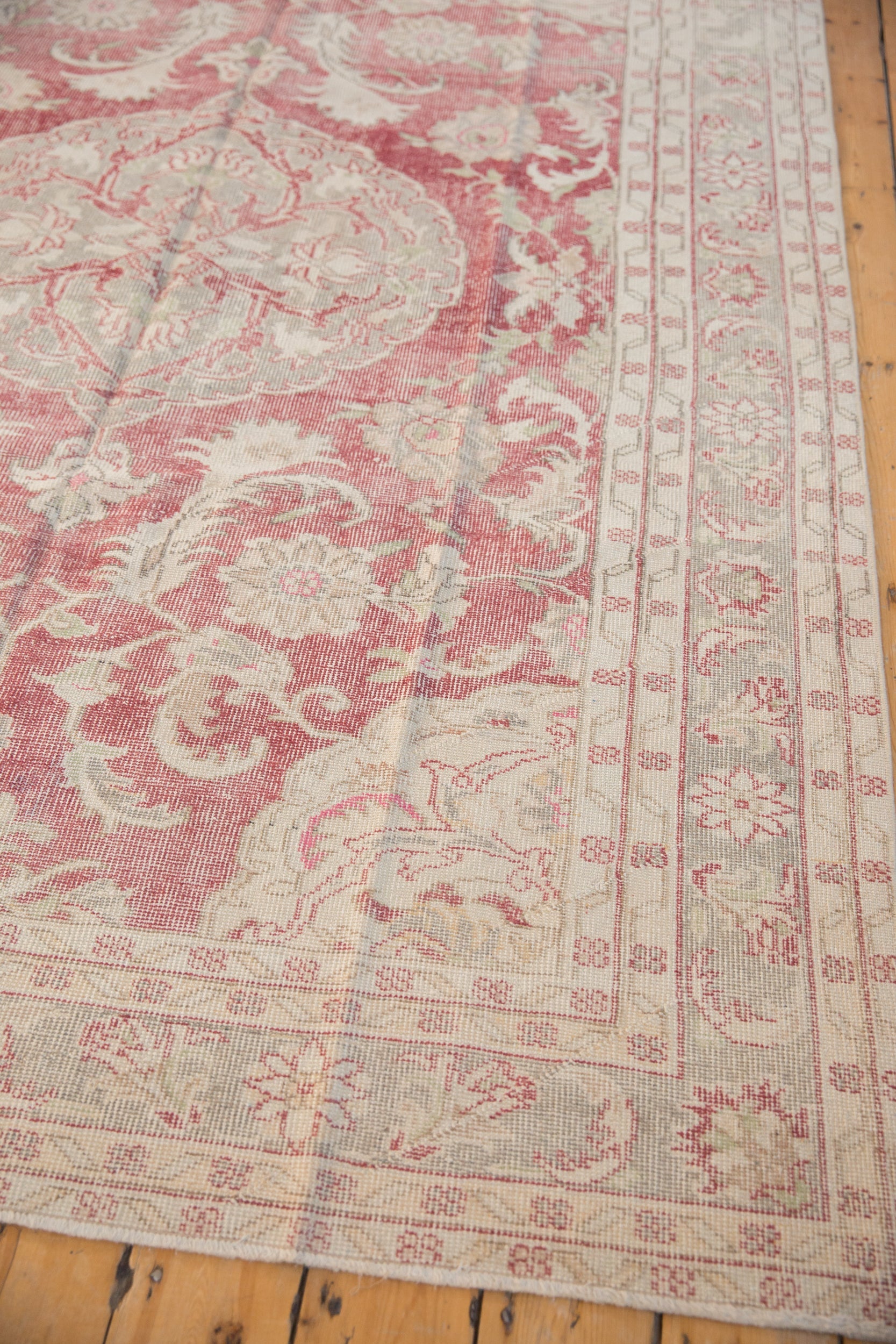 6.5x9 Vintage Distressed Oushak Carpet by Old New House® - product image 8 for Resin Society