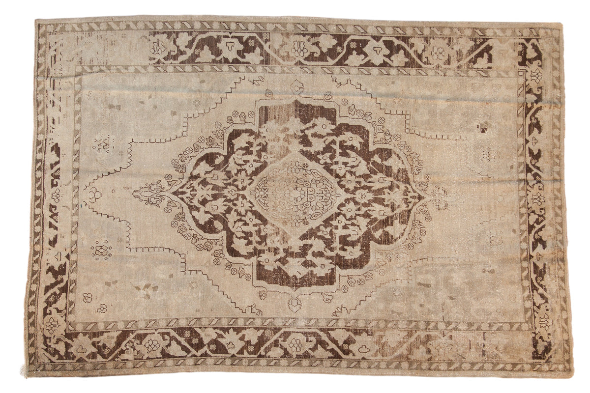 7x10 Vintage Distressed Oushak Carpet by Old New House® - main product image for Resin Society