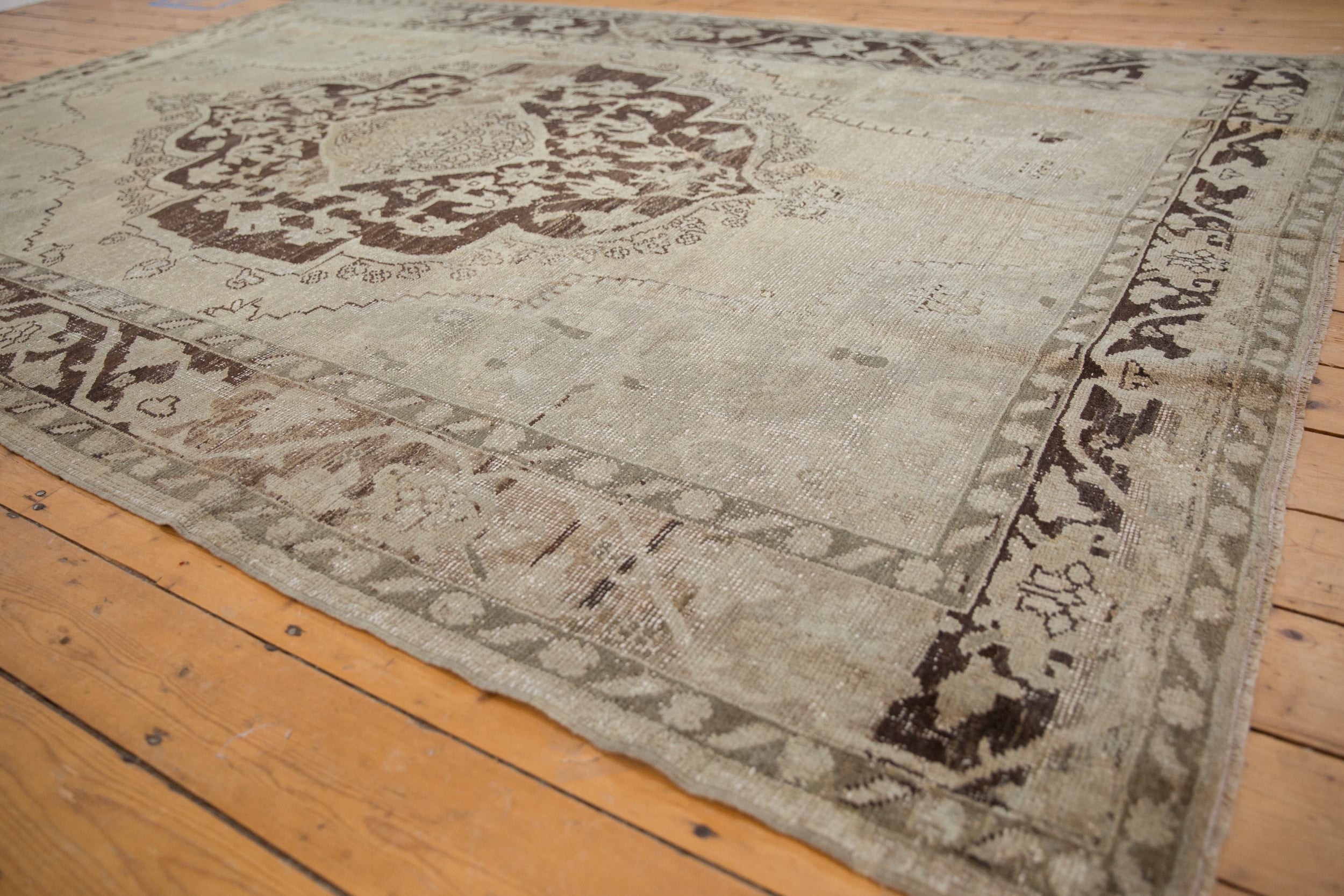 7x10 Vintage Distressed Oushak Carpet by Old New House® - product image 3 for Resin Society