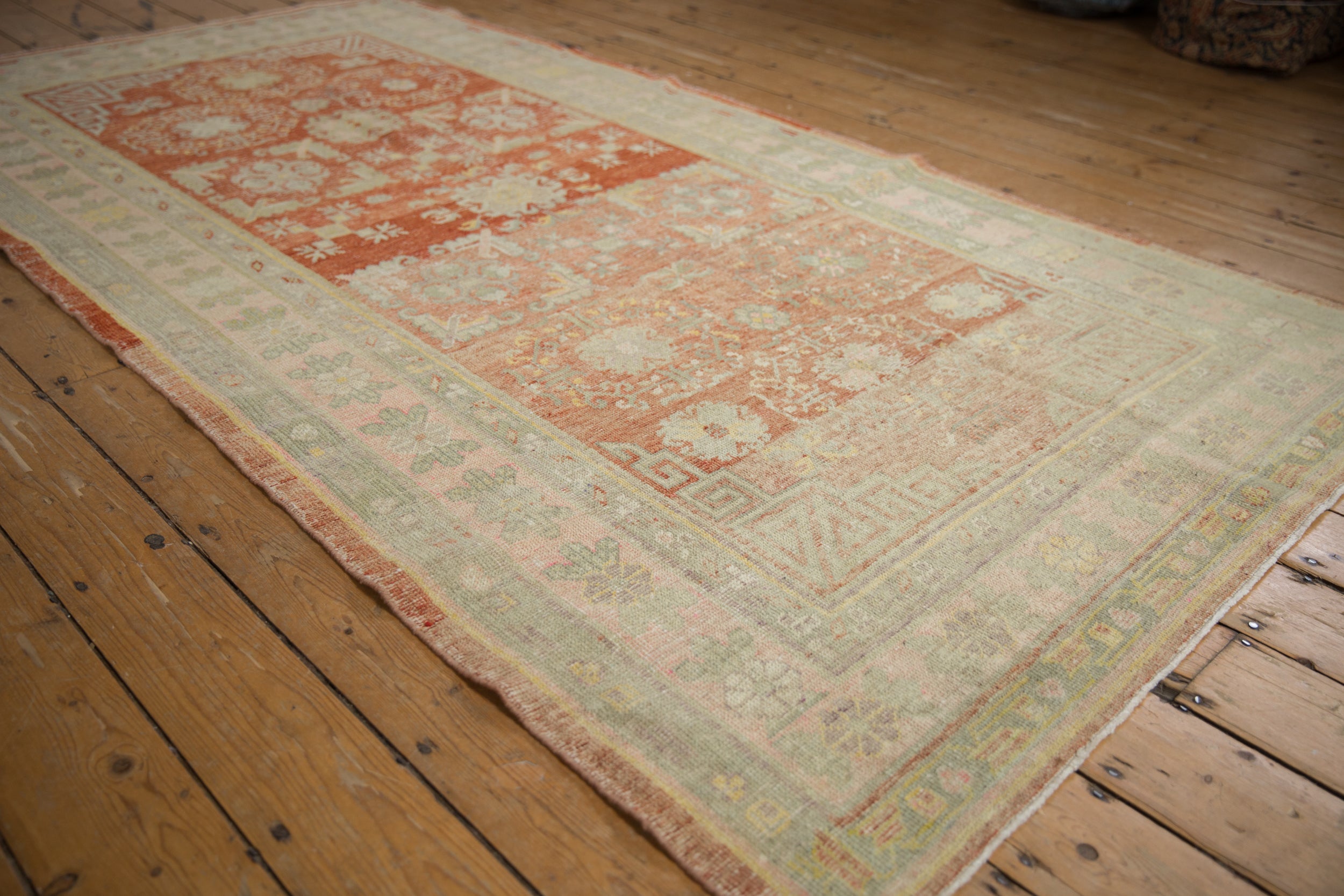 4.5x9.5 Vintage Distressed Khotan Rug Runner by Old New House® - product image 3 for Resin Society