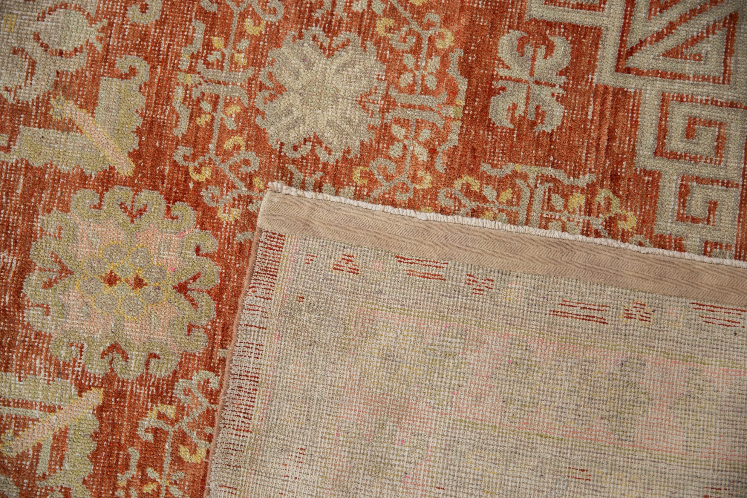 4.5x9.5 Vintage Distressed Khotan Rug Runner by Old New House® - product image 10 for Resin Society