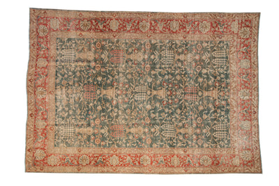 RESERVED 8x11.5 Vintage Distressed Tabriz Carpet