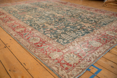 RESERVED 8x11.5 Vintage Distressed Tabriz Carpet