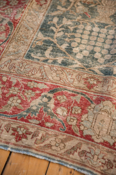 RESERVED 8x11.5 Vintage Distressed Tabriz Carpet