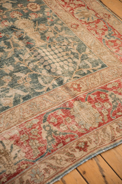 RESERVED 8x11.5 Vintage Distressed Tabriz Carpet