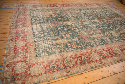 RESERVED 8x11.5 Vintage Distressed Tabriz Carpet
