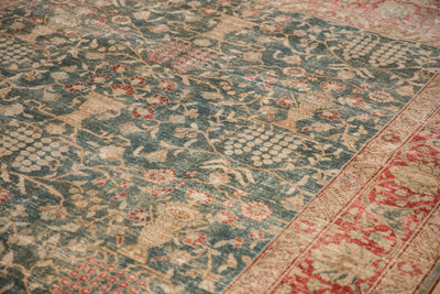 RESERVED 8x11.5 Vintage Distressed Tabriz Carpet