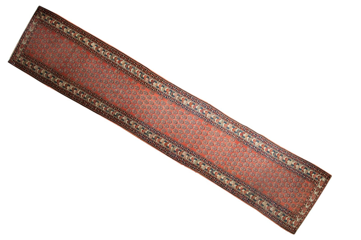 3x14.5 Vintage Mir Serbend Rug Runner by Old New House® - main product image for Resin Society