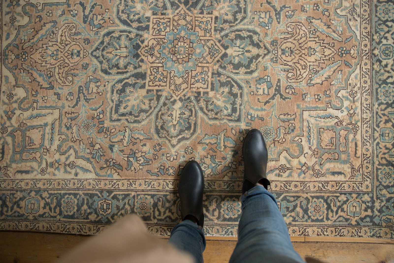 4.5x6.5 Vintage Distressed Ahar Rug by Old New House® - product image 2 for Resin Society