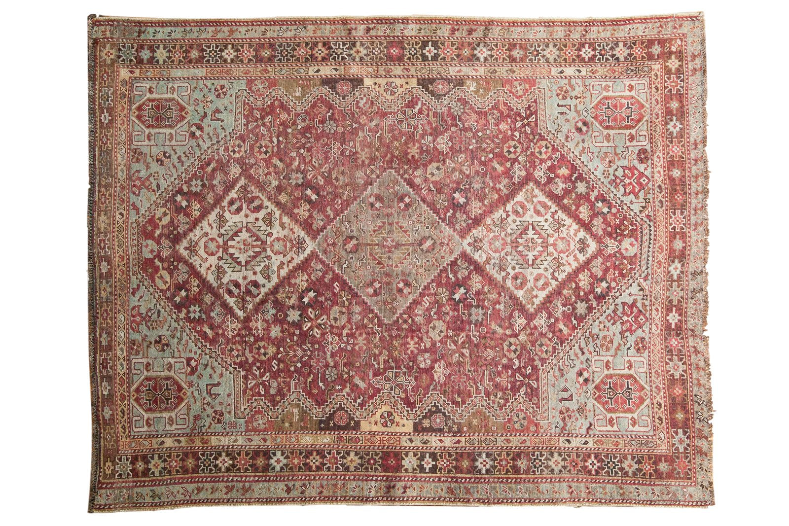 4.5x6 Vintage Distressed Qashqai Rug by Old New House® - main product image for Resin Society