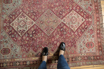 4.5x6 Vintage Distressed Qashqai Rug by Old New House® - product image 2 for Resin Society