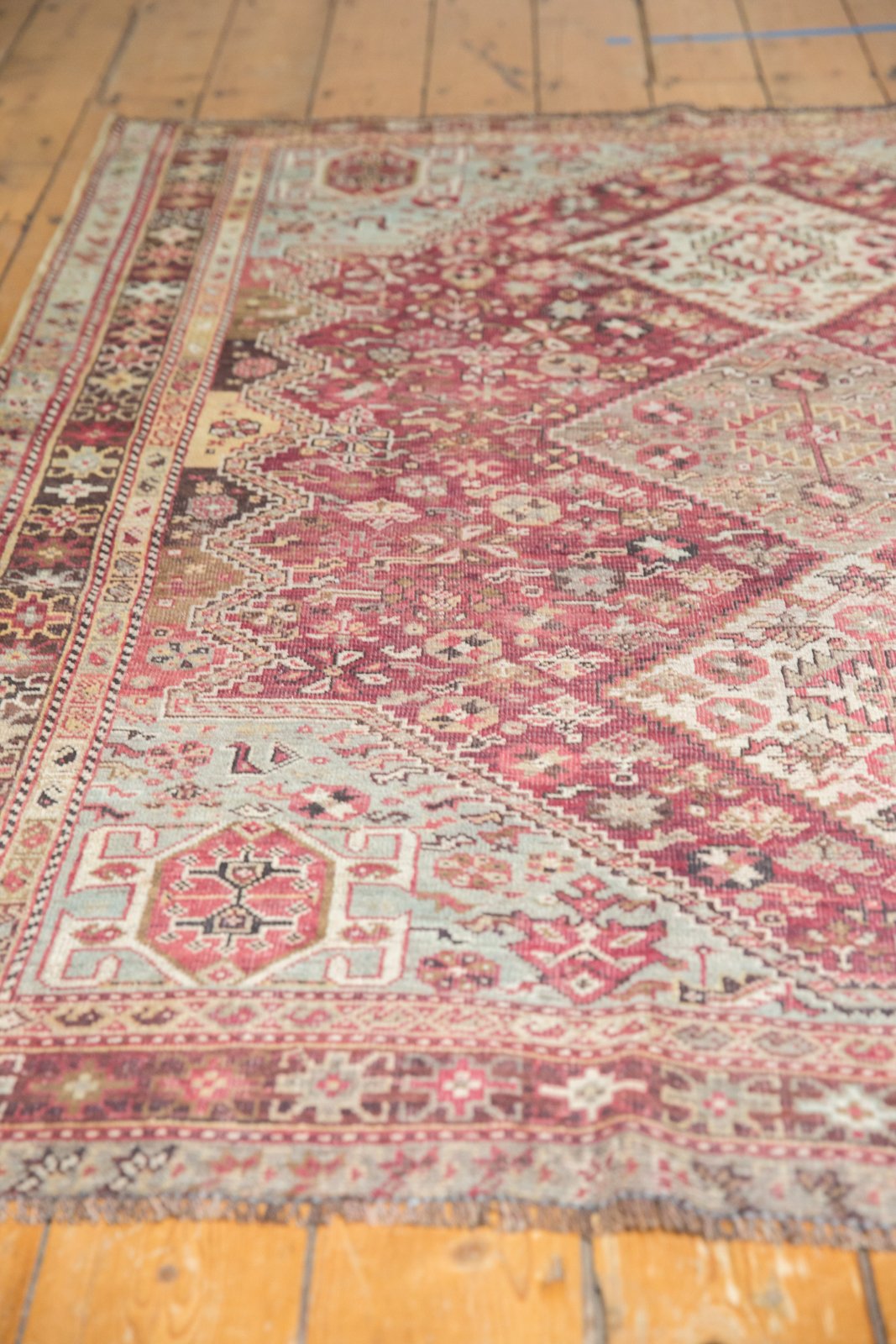 4.5x6 Vintage Distressed Qashqai Rug by Old New House® - product image 4 for Resin Society