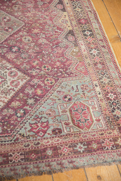 4.5x6 Vintage Distressed Qashqai Rug by Old New House® - product image 5 for Resin Society