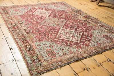 4.5x6 Vintage Distressed Qashqai Rug by Old New House® - product image 11 for Resin Society