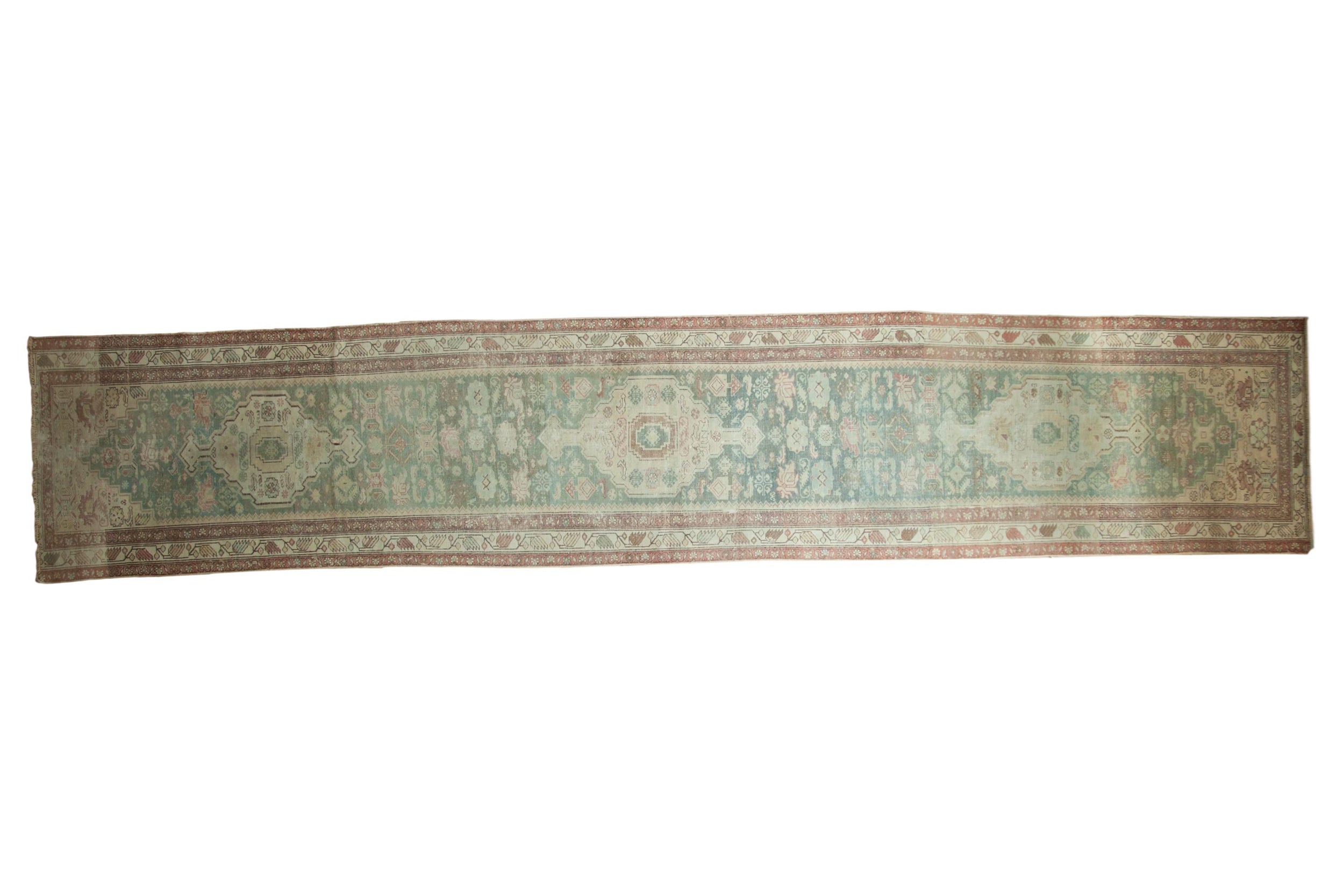3x16.5 Vintage Distressed Malayer Rug Runner by Old New House® - main product image for Resin Society