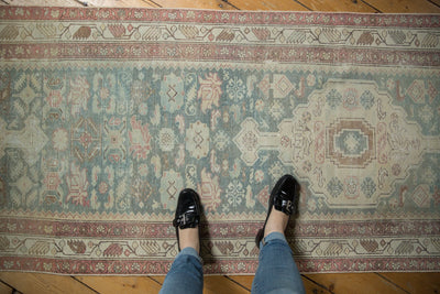 3x16.5 Vintage Distressed Malayer Rug Runner by Old New House® - product image 2 for Resin Society