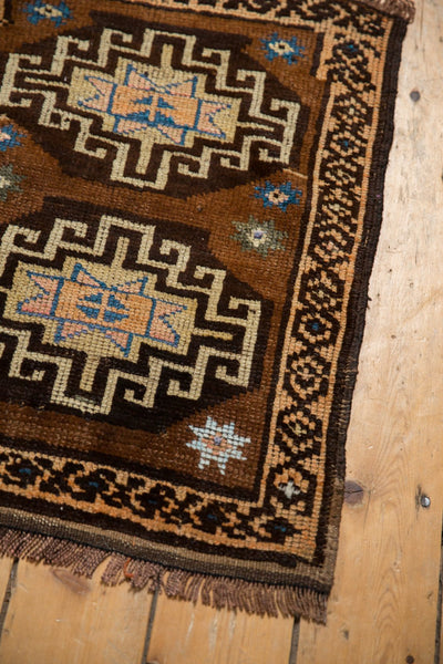 2x2.5 Vintage Oushak Square Rug Mat