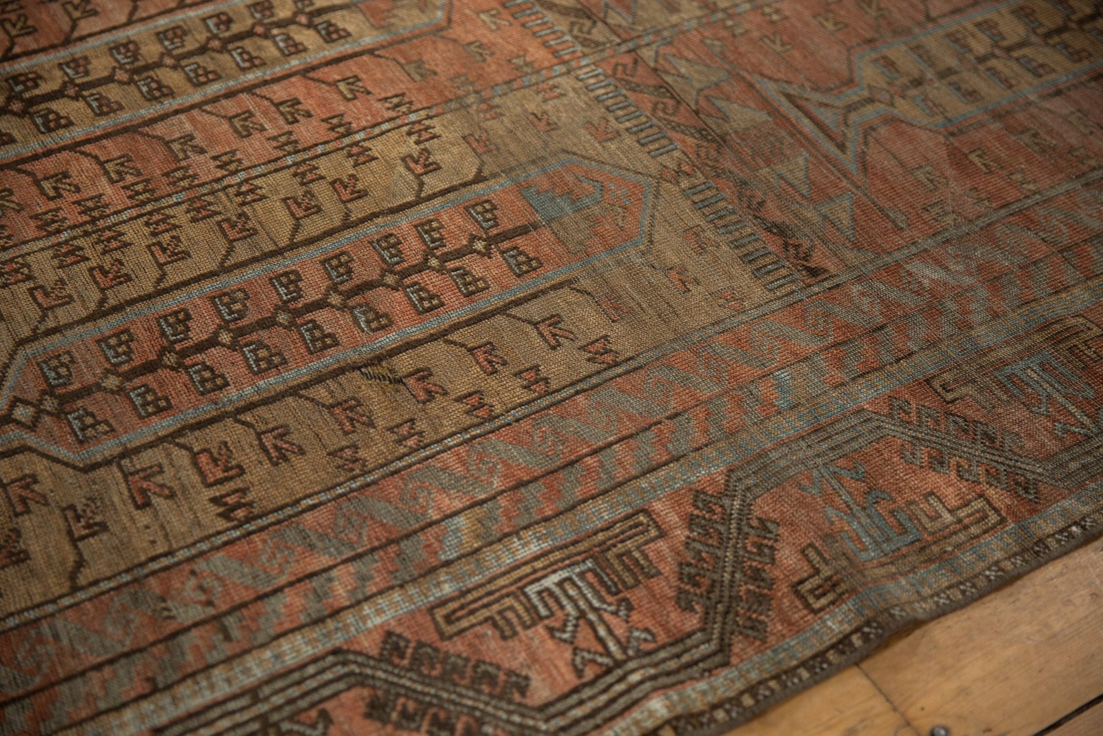 5.5x10 Vintage Distressed Belouch Carpet by Old New House® - product image 4 for Resin Society