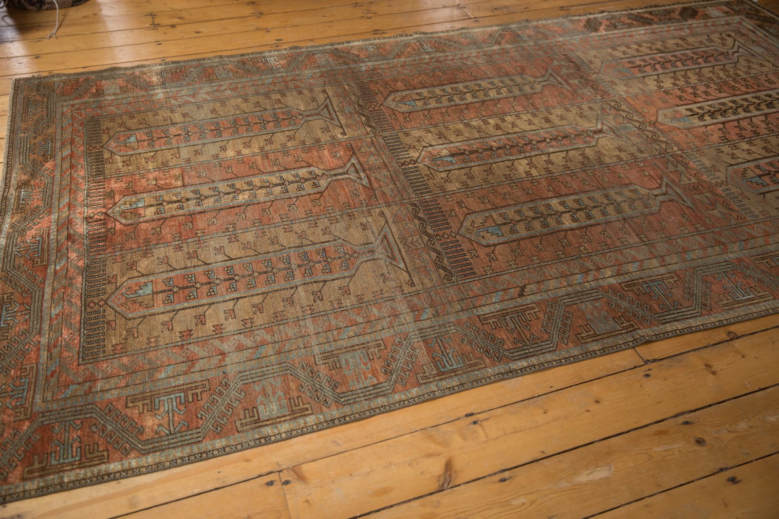 5.5x10 Vintage Distressed Belouch Carpet by Old New House® - product image 11 for Resin Society