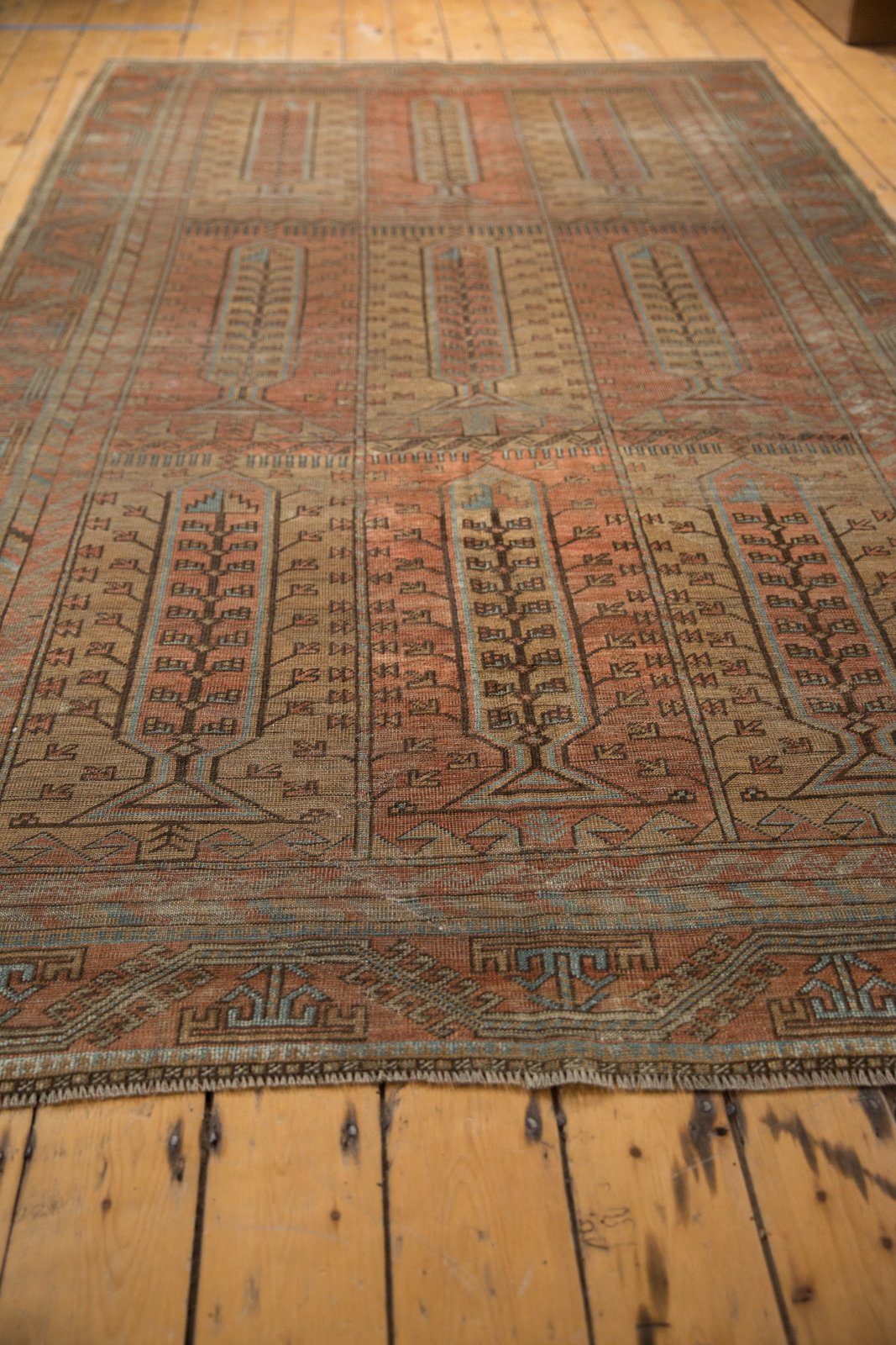 5.5x10 Vintage Distressed Belouch Carpet by Old New House® - product image 15 for Resin Society