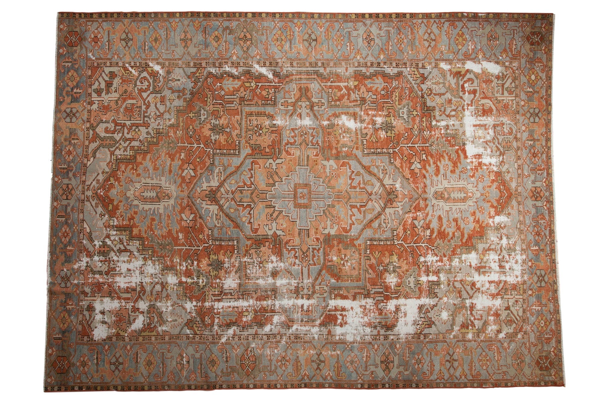 RESERVED 8x11 Antique Distressed Karaja Carpet
