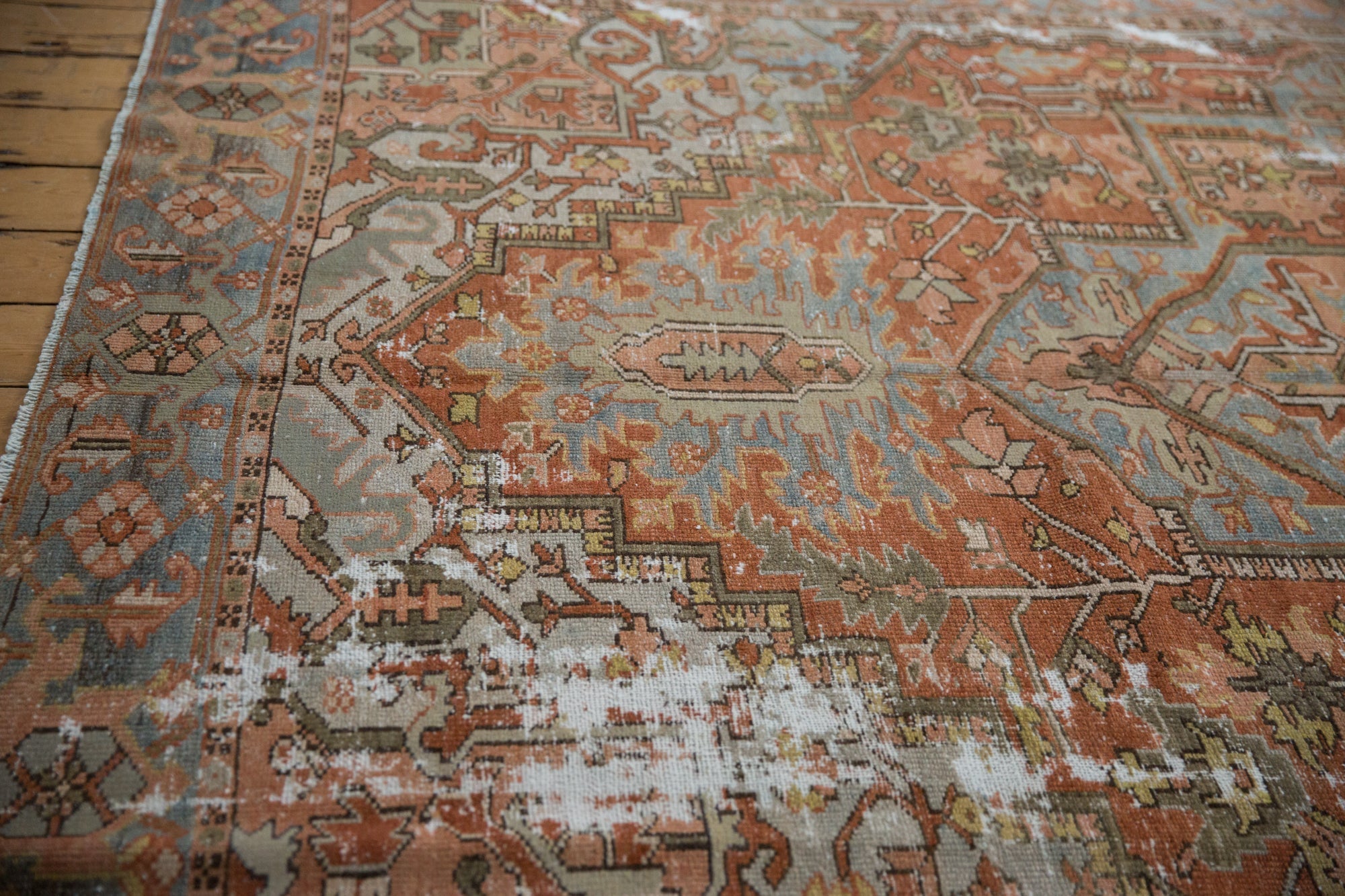 RESERVED 8x11 Antique Distressed Karaja Carpet