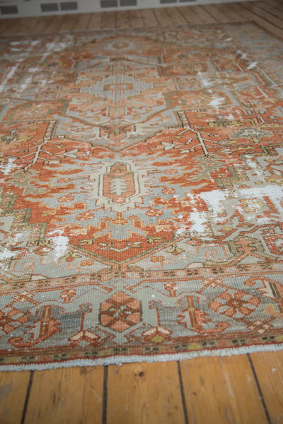RESERVED 8x11 Antique Distressed Karaja Carpet