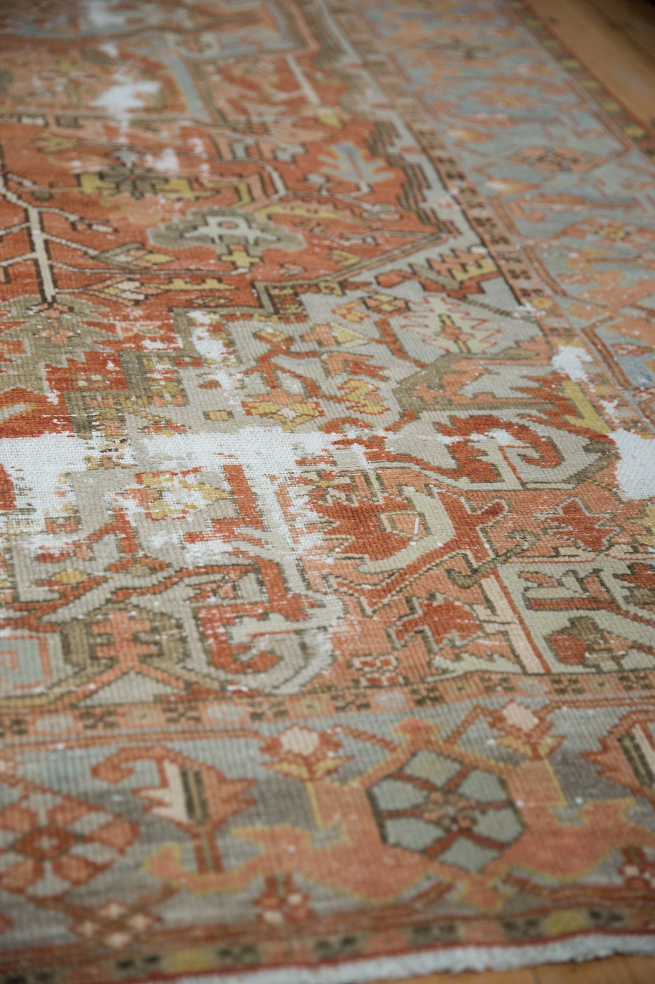 RESERVED 8x11 Antique Distressed Karaja Carpet