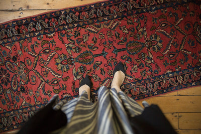 3x16.5 Vintage Lilihan Rug Runner by Old New House® - product image 2 for Resin Society